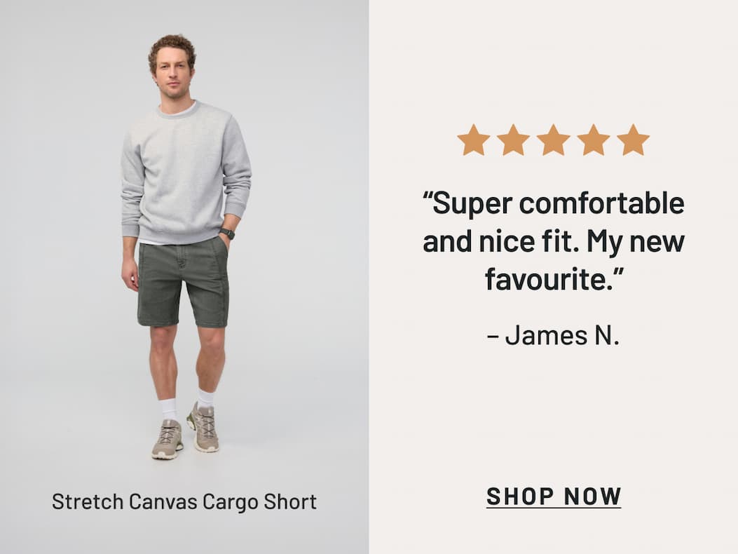 Stretch Canvas Cargo Short