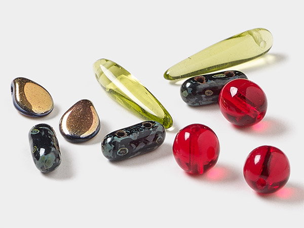 Czech Pressed and Druk Beads