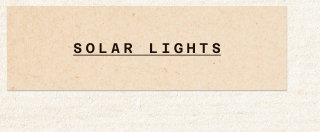 solar lights