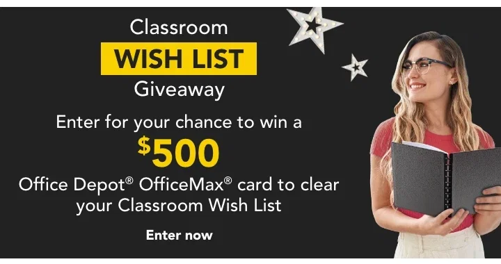 Classroom wish list giveaway