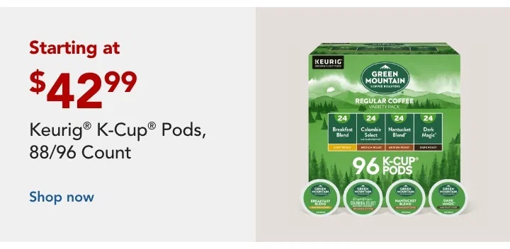 keurig cases starting at $42.99