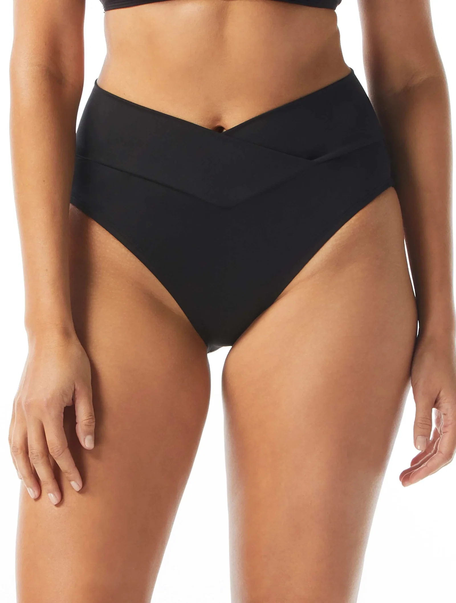 Image of Coco Reef Serene Cross Over Bikini Bottom - Classic Solids