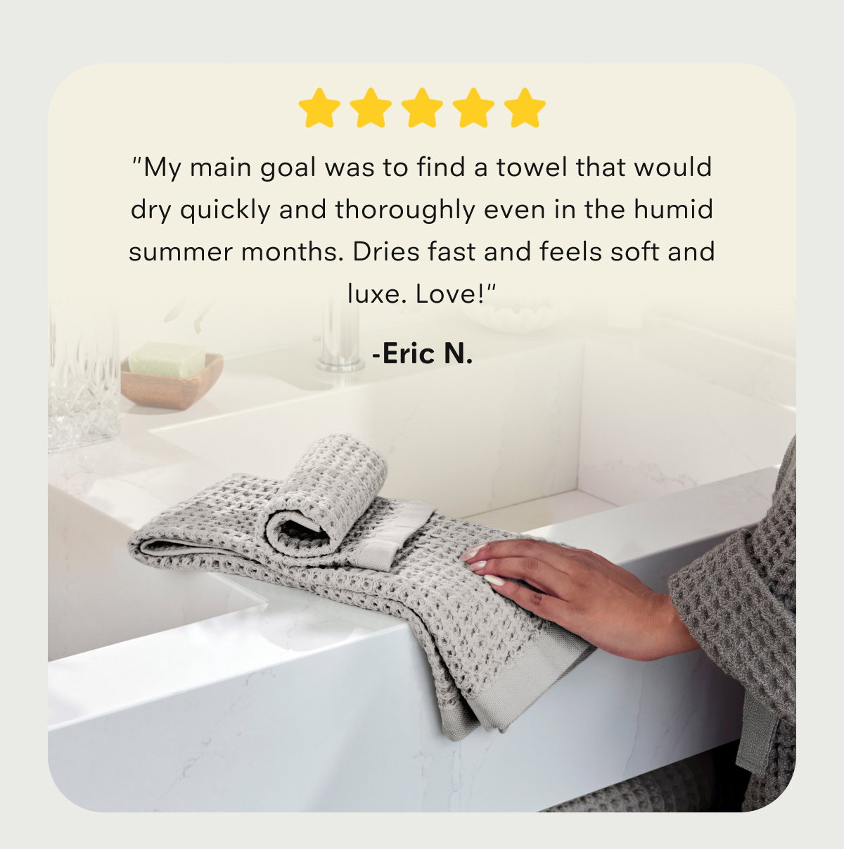 "Dries fast and feels soft and luxe. Love!"