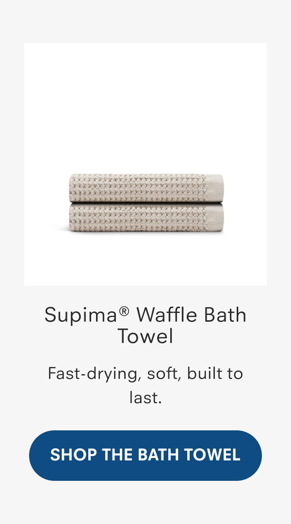 Supima® Waffle Bath Towel