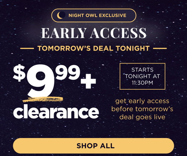 Shop $9.99+ Clearance