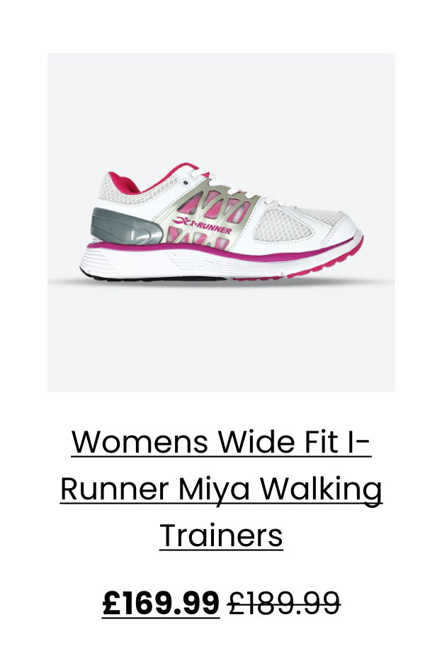 Womens Wide Fit I-Runner Miya Walking Trainers