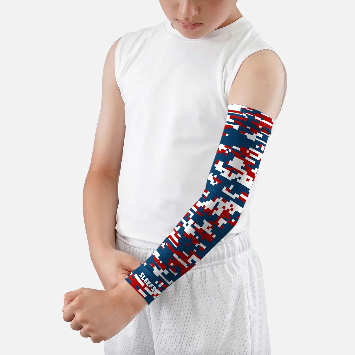 Image of Digi Camo Patriot Shadow Kids Arm Sleeve