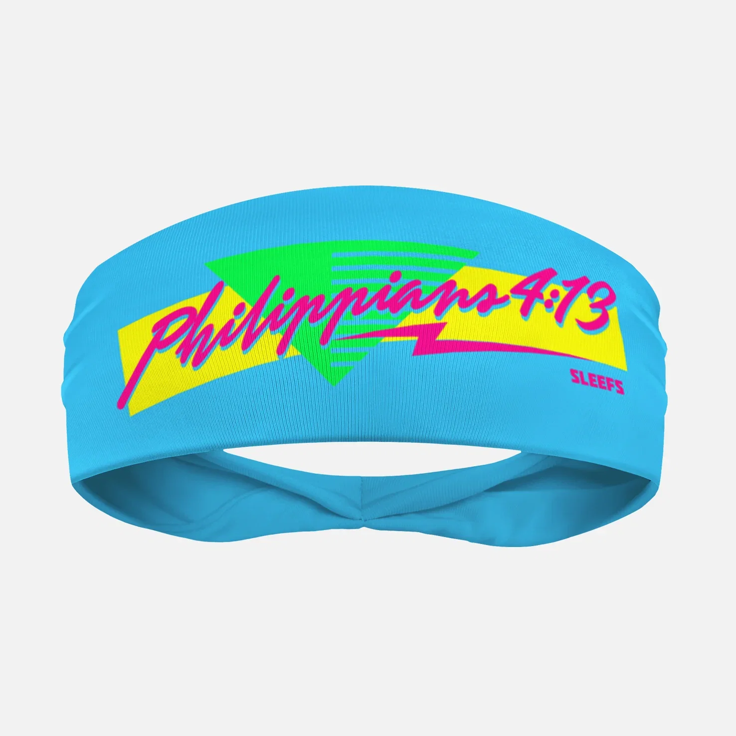 Image of Philippians 4:13 Miami Blue Headband