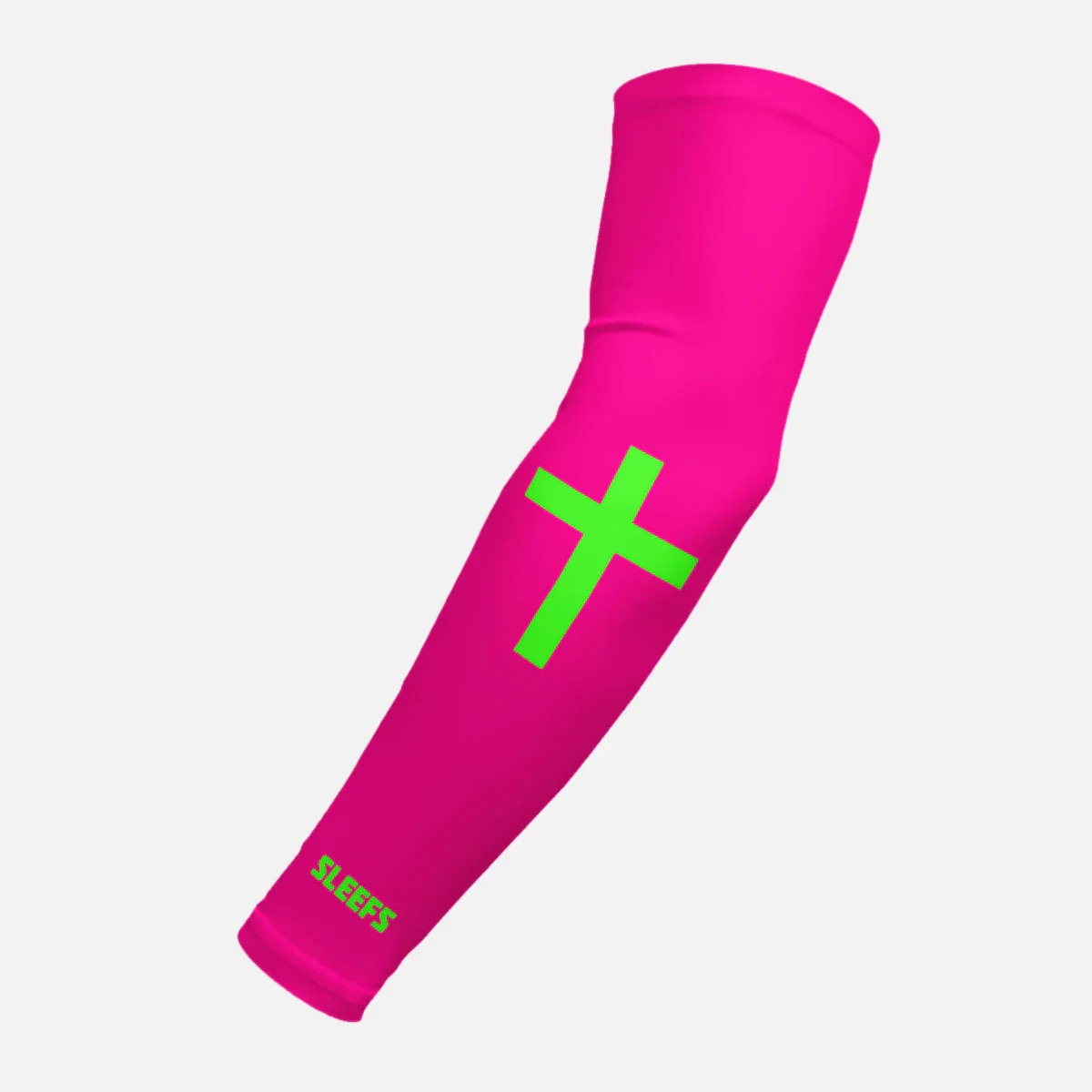 Image of Faith Cross Hyper Pink Arm Sleeve
