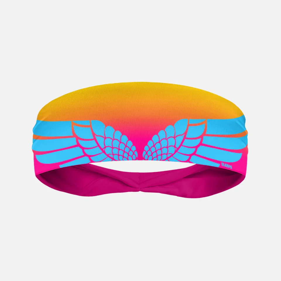 Image of Neon Wings Sunset Kids Headband