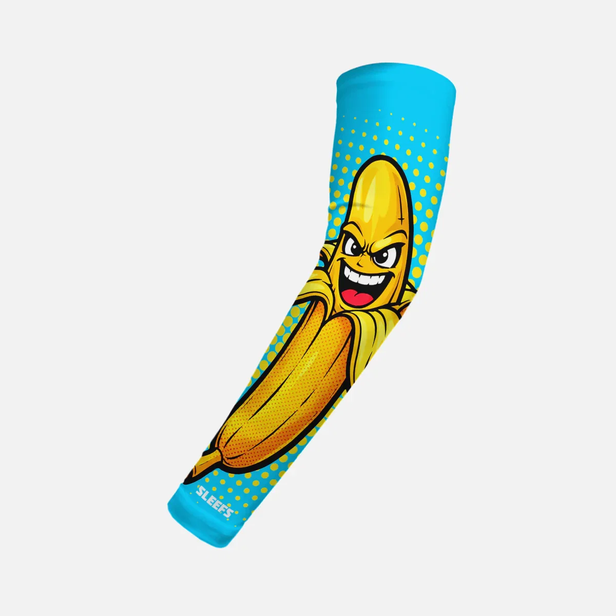 Image of Electric Blue Power Banana Kids Arm Sleeve
