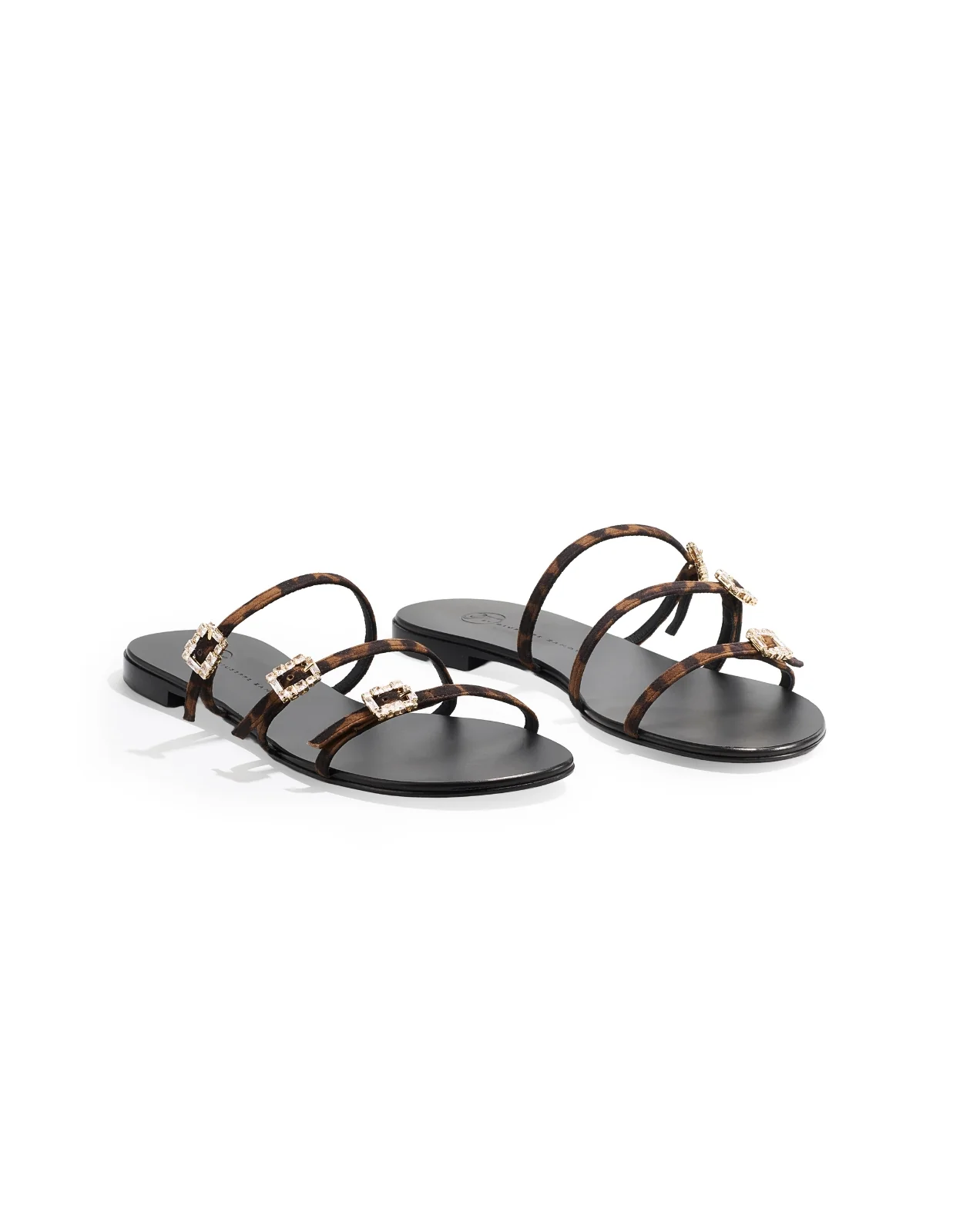 Image of Eclipse Flat Sandals - Leopard