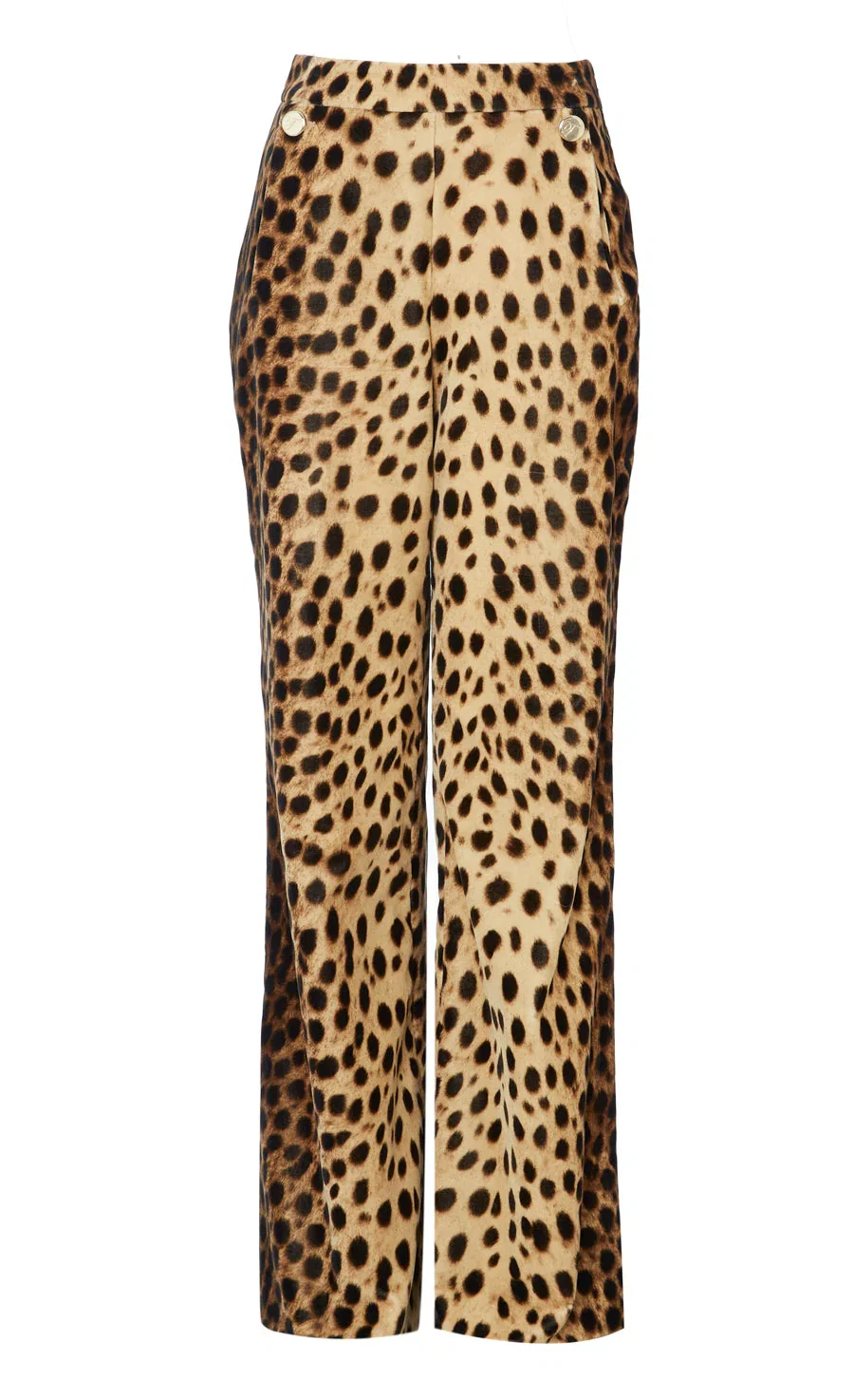 Image of Nemera Velvet Trousers - Leopard Print