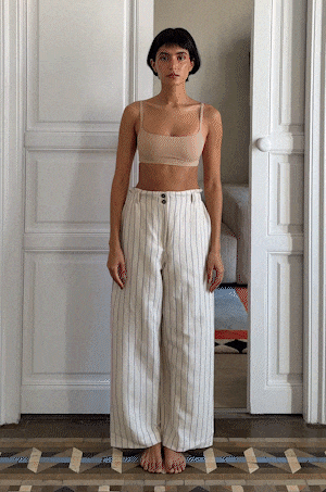 Look 4 Caterina Frankie top, abuela pants