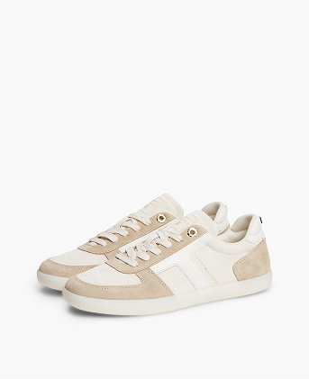 TH Tribeca Suede Contrast Heel Cupsole Trainers