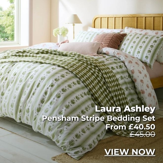 Laura Ashley Pensham Stripe Bedding Set