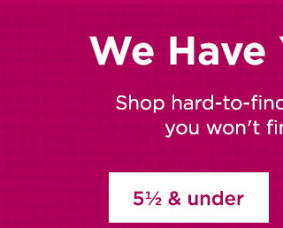 Shop 5 1/2 & Under