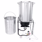 Bass Pro Shops Stainless Steel Outdoor Turkey Fryer