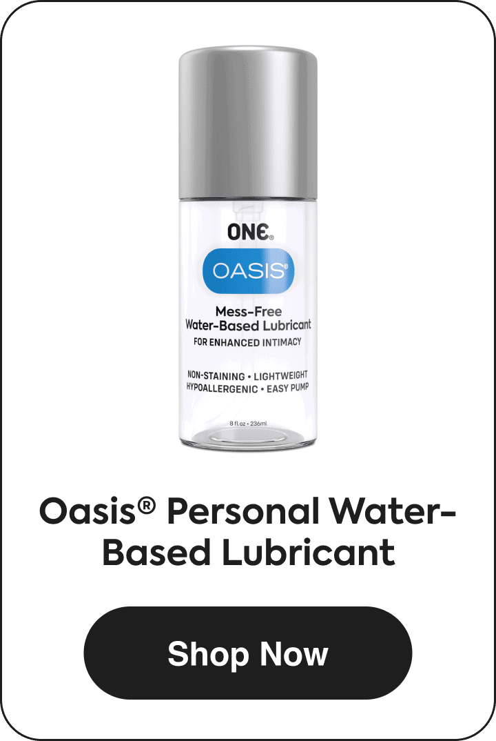 oasis personal water-based lubricant - shop now