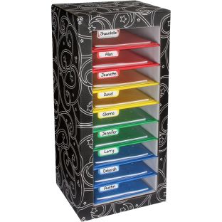 Image of 9-Slot Classroom Mail Center