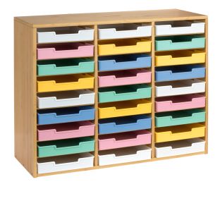 Image of Bamboo 27-Slot Mail Center