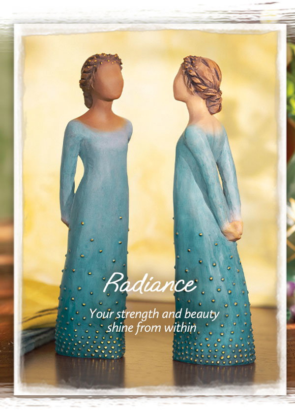 Radiance (darker skin) figure and Radiance (lighter skin) figure – Your strength and beauty shine from within