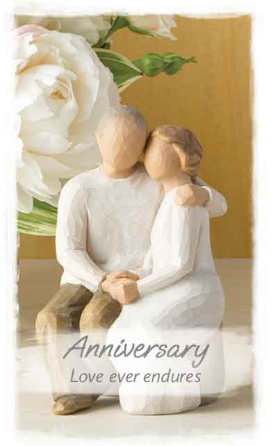 Anniversary figure – Love ever endures