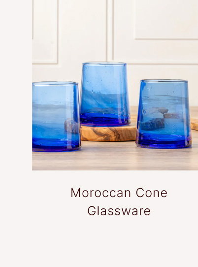 Shop Verve Culture Moroccan Cone Glassware Set of 6