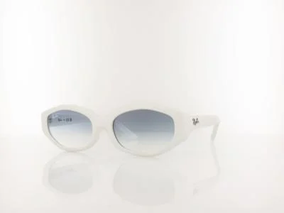 Ray Ban RB4473D 677219 56 white / clear gradient light blue