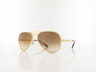 Ray Ban AVIATOR MAX RB3925 001/51 58 arista / clear gradient brown