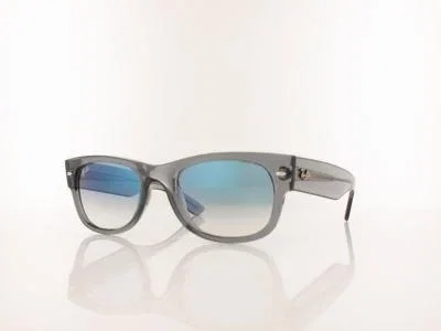 Ray Ban MEGA WAYFARER II RB0832S 68463F 55 transaprent grey / clear gradient blue