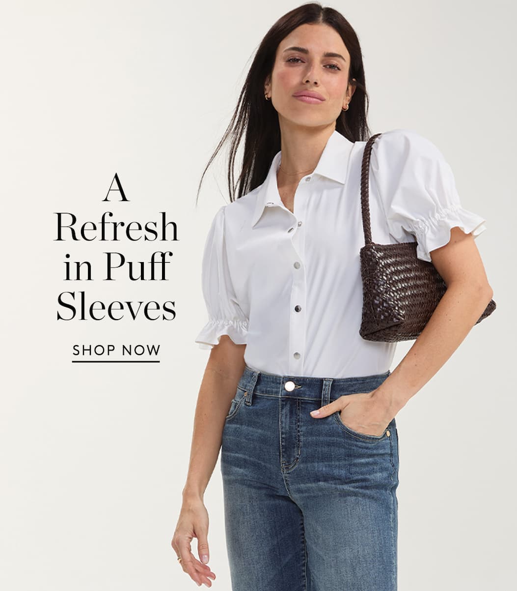 A refresh in Puff Sleeves. Shop Now
