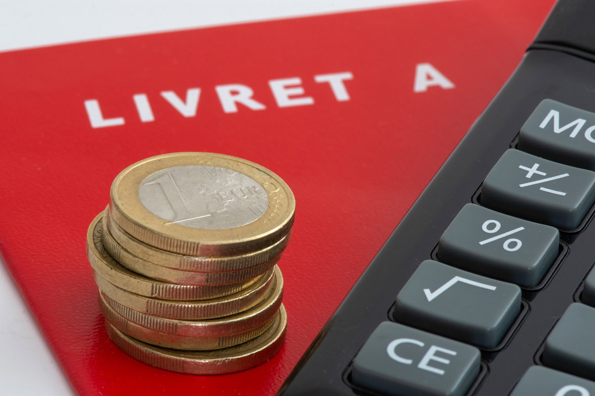 Un livret A figurant le peu de gain qu'il offre en regard avec la remontée de l'inflation
