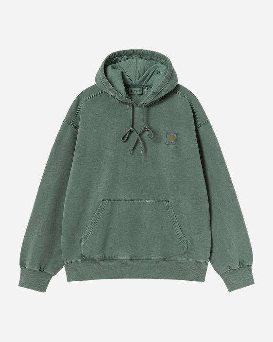 Carhartt WIP Hooded Vista Sweatshirt | Dark Scarab (Garment Dyed)