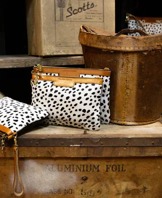 Diana Clutch in Dalmatian Print