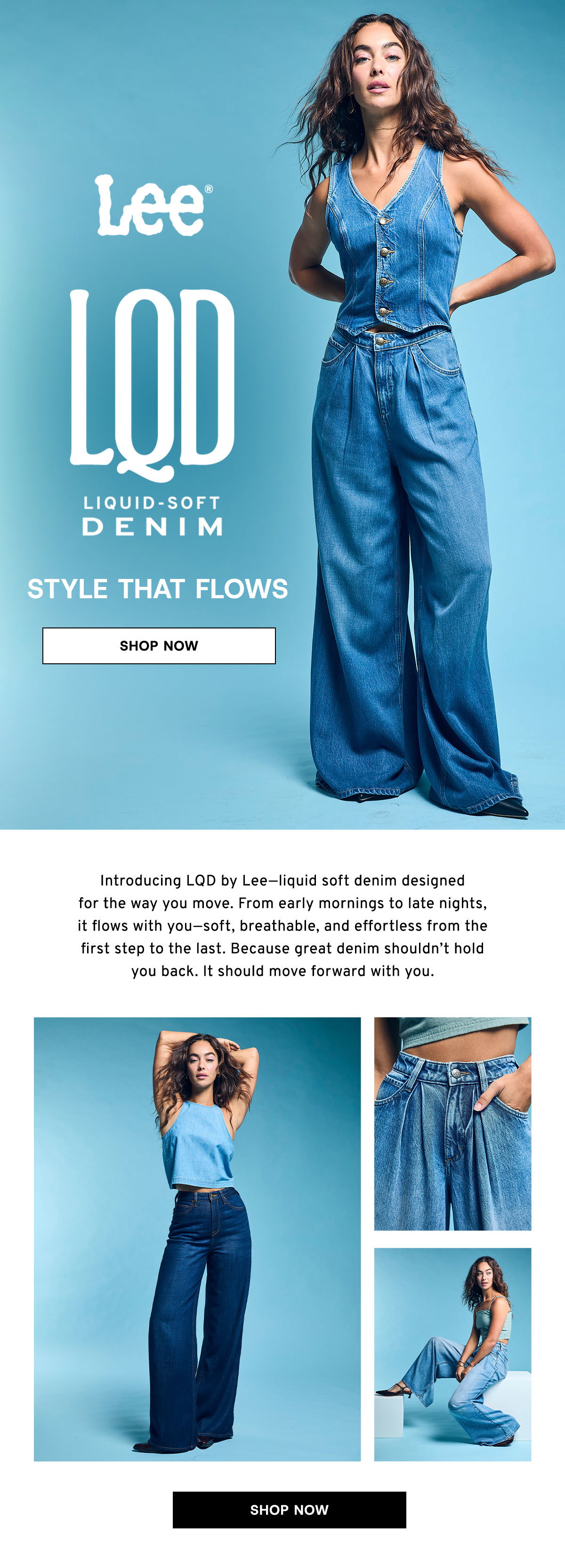 Lee LQD Liquid-Soft Denim Style That Flows - Shop Now