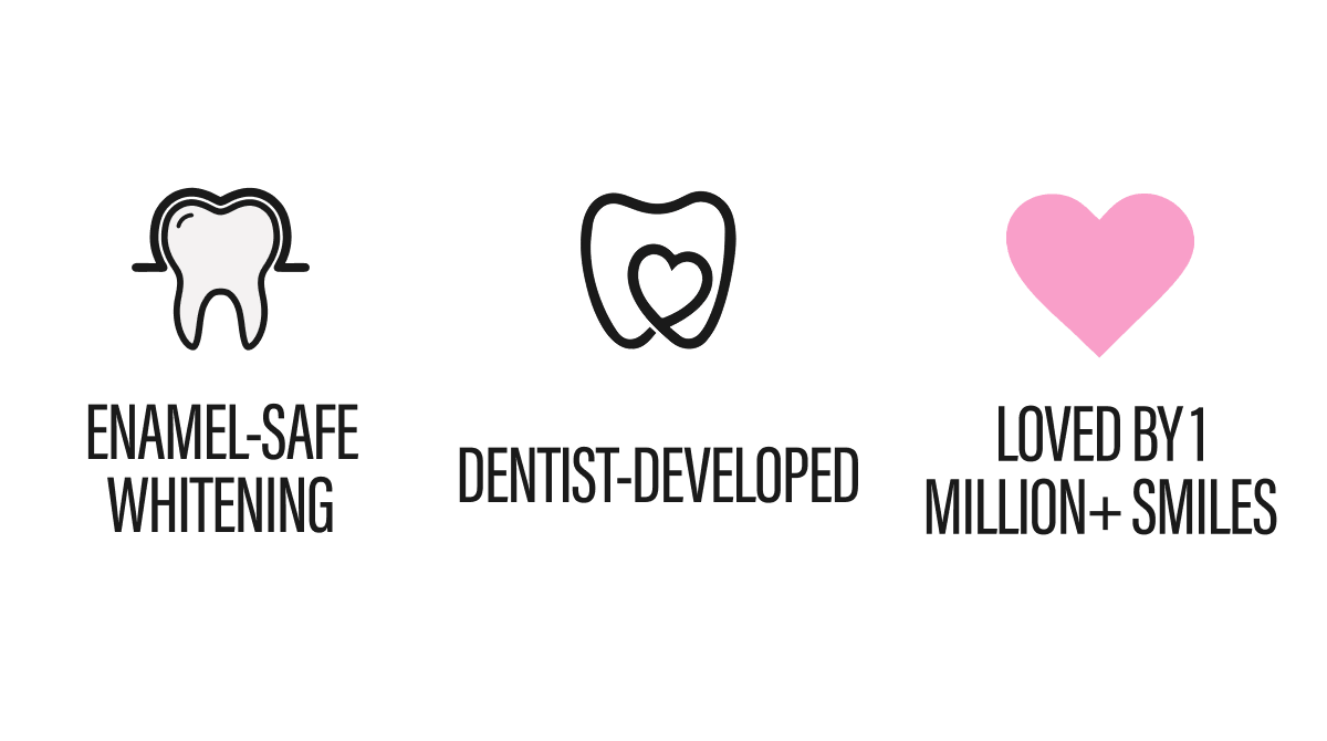 ENAMEL - SAFE WHITENING | DENTIST - DEVELOPED | LOVED BY 1 MILLION + SMILES