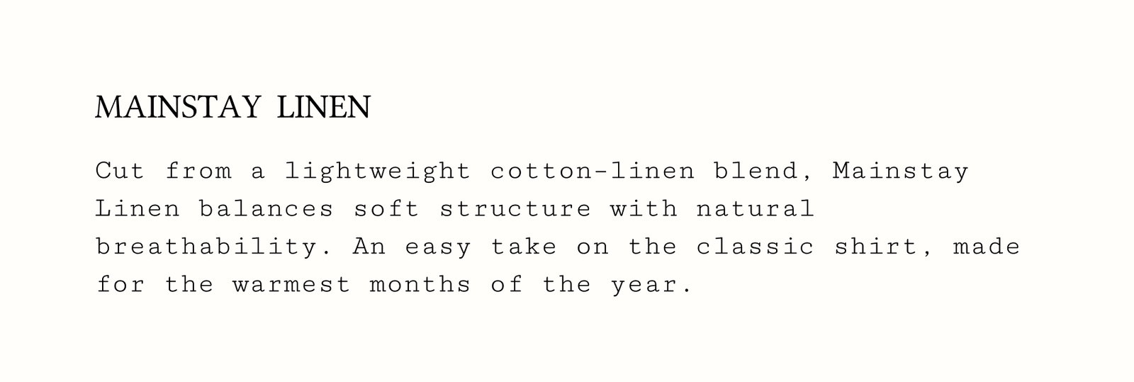 Linen