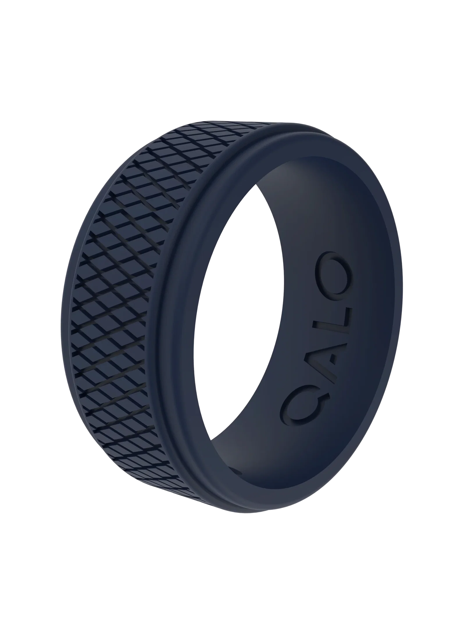 Image of Men's Crosshatch Q2X™ Silicone Ring