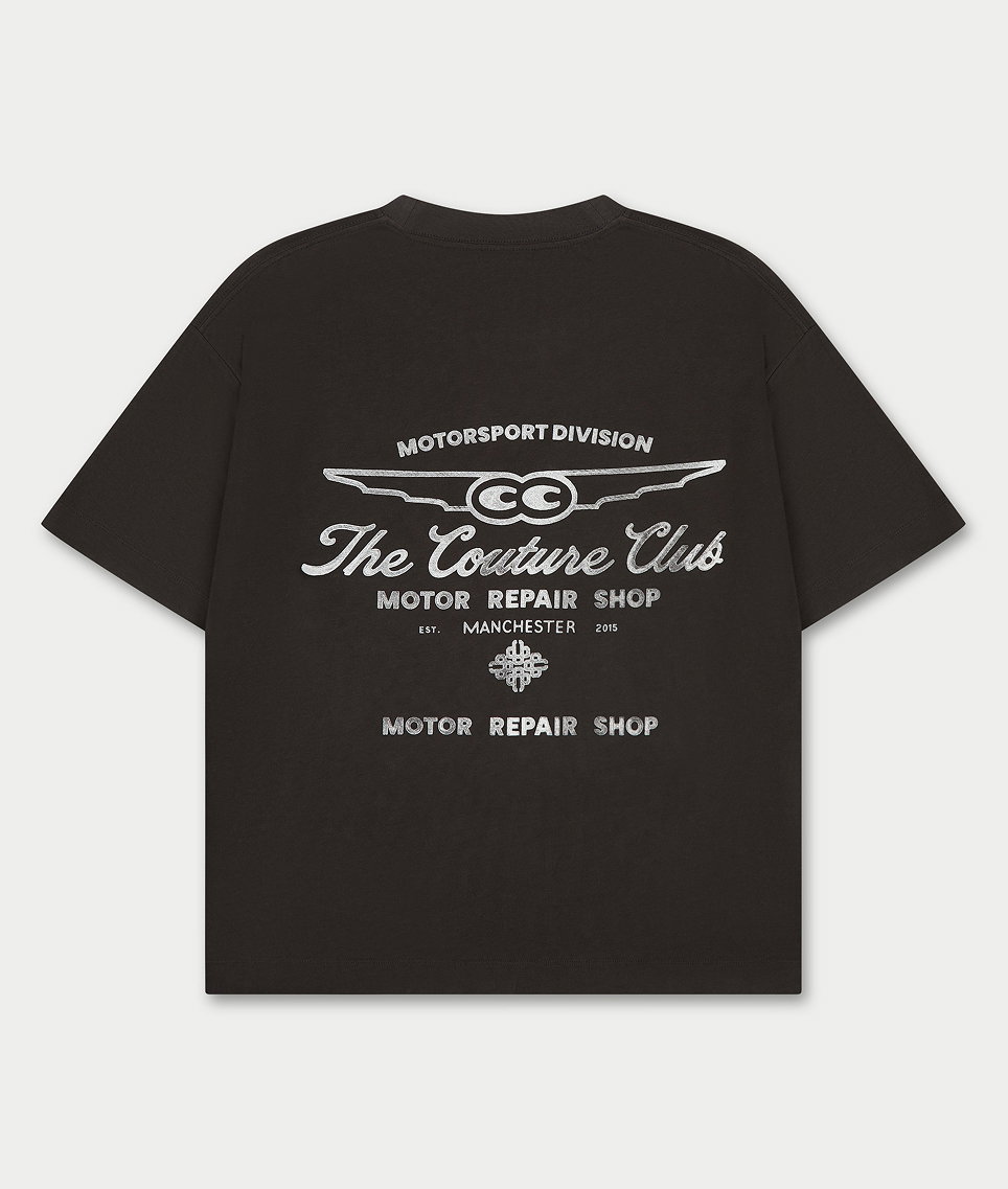 MOTOR REPAIR SHOP GRAPHIC T-SHIRT