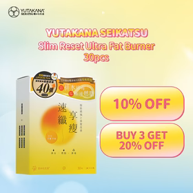 Yutakana Seikatsu Slim Reset Ultra Fat Burner 30pcs