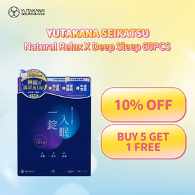 Yutakana Seikatsu Natural Relax X Deep Sleep 60PCS
