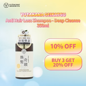 Yutakana Seikatsu Anti Hair Loss Shampoo - Deep Cleanse 350ml
