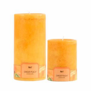 Image of Pier 1 Ginger Peach® Pillar Candle