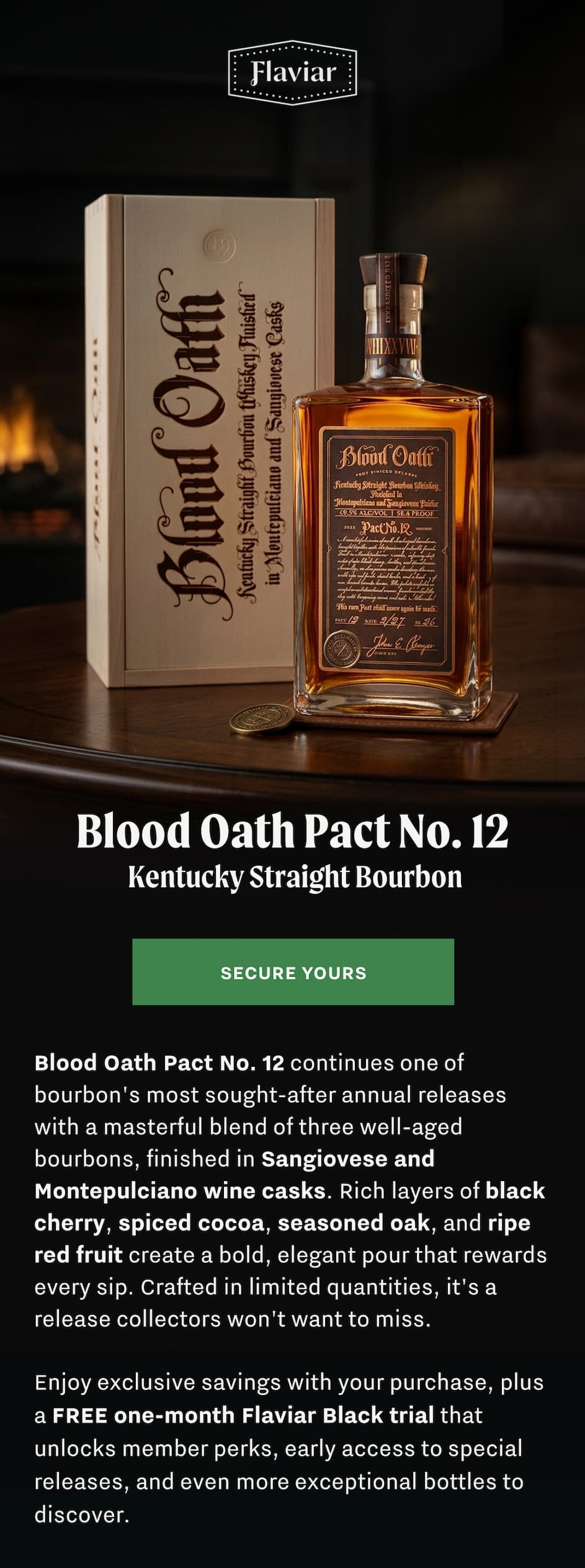 Blood Oath Pact No. 12 Kentucky Straight Bourbon