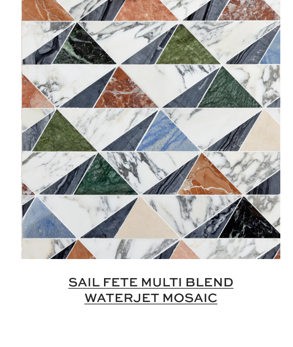 Artistic Tile | Sail Fete Multi Blend Mosaic