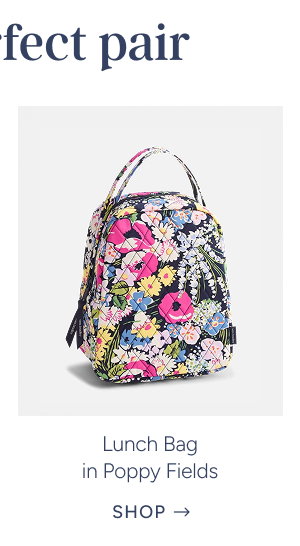 Lunch Bag in Poppy Fields
