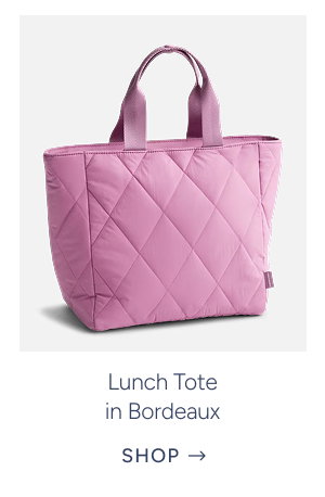 Lunch Tote in Bordeaux