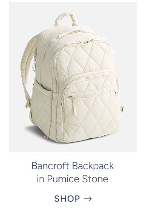 XL Bancroft Backpack in Pumice Stone