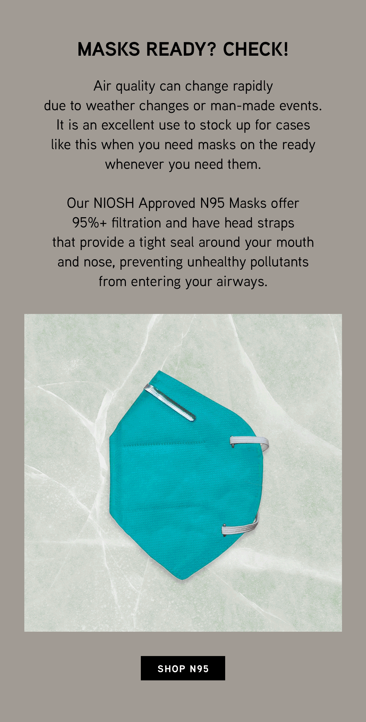 Masks Ready? Check!